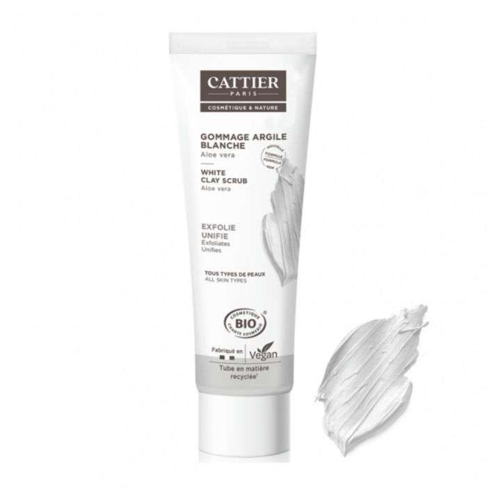 CATTIER GOMMAGE ARGILE BLANCHE ALOE VERA 100 ML CATTIER GOMMAGE ARGILE BLANCHE ALOE VERA 100 ML