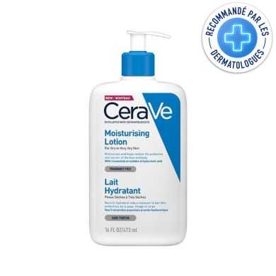 CERAVE LAIT HYDRATANT PEAUX SECHES A TRES SECHES 473ML CERAVE LAIT HYDRATANT PEAUX SECHES A TRES SECHES 473ML