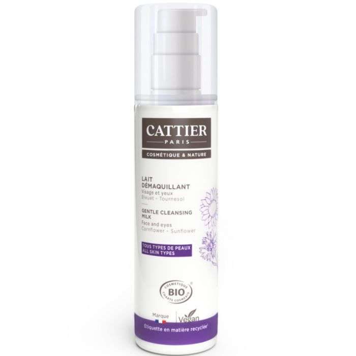 CATTIER LAIT DEMAQUILLANT VISAGE ET YEUX BLEUET TOURNESOL 200 ML CATTIER LAIT DEMAQUILLANT VISAGE ET YEUX BLEUET TOURNESOL 200 ML