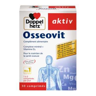 DOPPELHERZ OSSEOVIT 30 COMPRIMES DOPPELHERZ OSSEOVIT 30 COMPRIMES