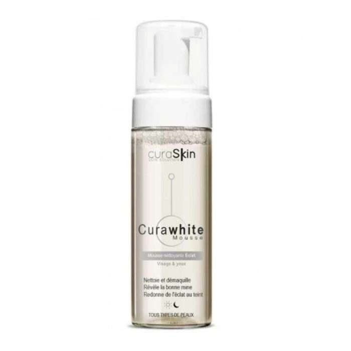 CURASKIN CURA WHITE MOUSSE NETTOYANTE ECLAT 150ML CURASKIN CURA WHITE MOUSSE NETTOYANTE ECLAT 150ML