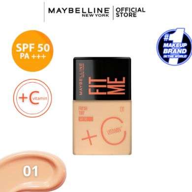 MAYBELLINE FOND DE TEINT FIT ME FRESH SPF 50 MAYBELLINE FOND DE TEINT FIT ME FRESH SPF 50