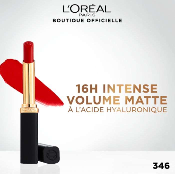 L'OREAL PARIS ROUGE A LEVRES RICHE VOLUME MATTE 