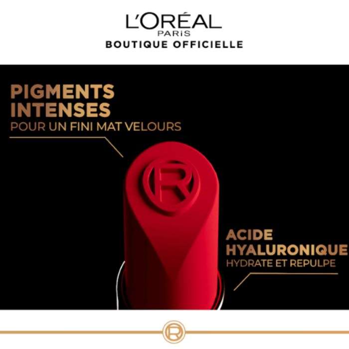L'OREAL PARIS ROUGE A LEVRES RICHE VOLUME MATTE  L'OREAL PARIS ROUGE A LEVRES RICHE VOLUME MATTE