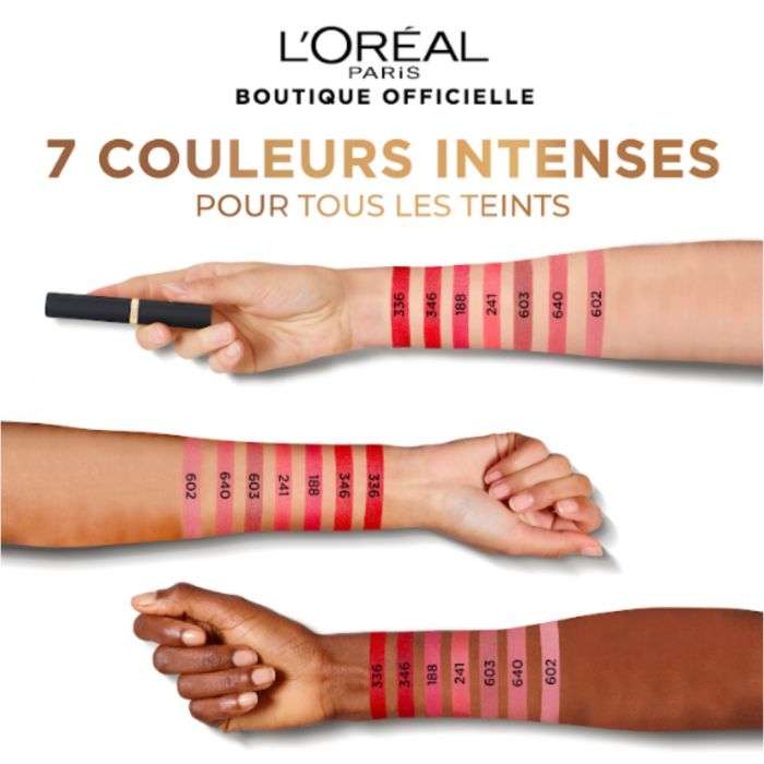 L'OREAL PARIS ROUGE A LEVRES RICHE VOLUME MATTE  L'OREAL PARIS ROUGE A LEVRES RICHE VOLUME MATTE