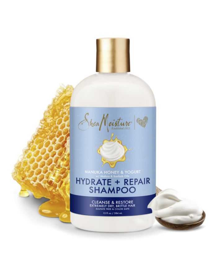 SHEA MOISTURE manuka honey & yogurt hydrate + repair shampoo 384ml
