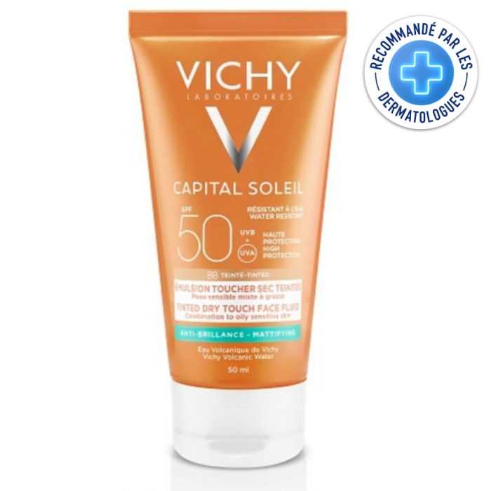 VICHY CAPITAL SOLEIL BB CREME ANTI-BRILLANCE TEINTEE TOUCHER SEC 50 ML VICHY CAPITAL SOLEIL BB CREME ANTI-BRILLANCE TEINTEE TOUCHER SEC 50 ML