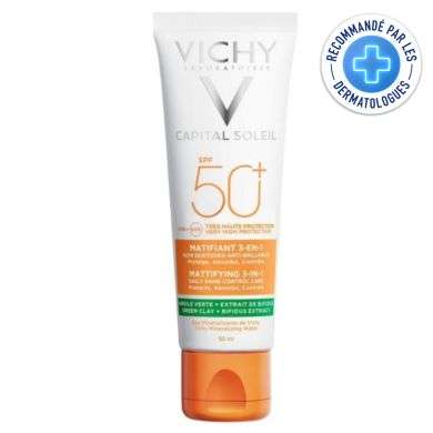 VICHY CAPITAL SOLEIL MATIFIANT 3 EN 1 SPF 50+ VICHY CAPITAL SOLEIL MATIFIANT 3 EN 1 SPF 50+
