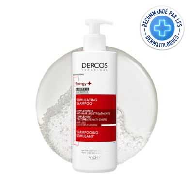 VICHY DERCOS ENERGY + SHAMPOOING STIMULANT ANTI CHUTE 400 ML VICHY DERCOS ENERGY + SHAMPOOING STIMULANT ANTI CHUTE 400 ML