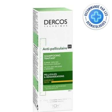 VICHY DERCOS SHAMPOING ANTIPELLICULAIRE DS CHEVEUX SECS 200 ML VICHY DERCOS SHAMPOING ANTIPELLICULAIRE DS CHEVEUX SECS 200 ML