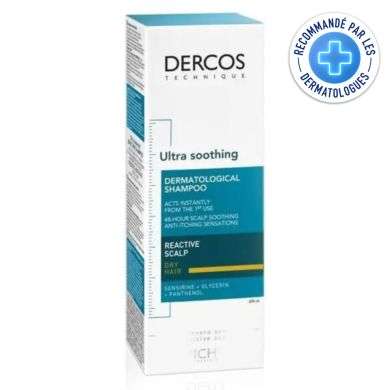 VICHY DERCOS ULTRA APAISANT SHAMPOING CHEVEUX SEC 200ML VICHY DERCOS ULTRA APAISANT SHAMPOING CHEVEUX SEC 200ML