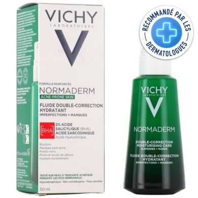 VICHY NORMADERM FLUIDE DOUBLE CORRECTION HYDRATANT 50 ML VICHY NORMADERM FLUIDE DOUBLE CORRECTION HYDRATANT 50 ML