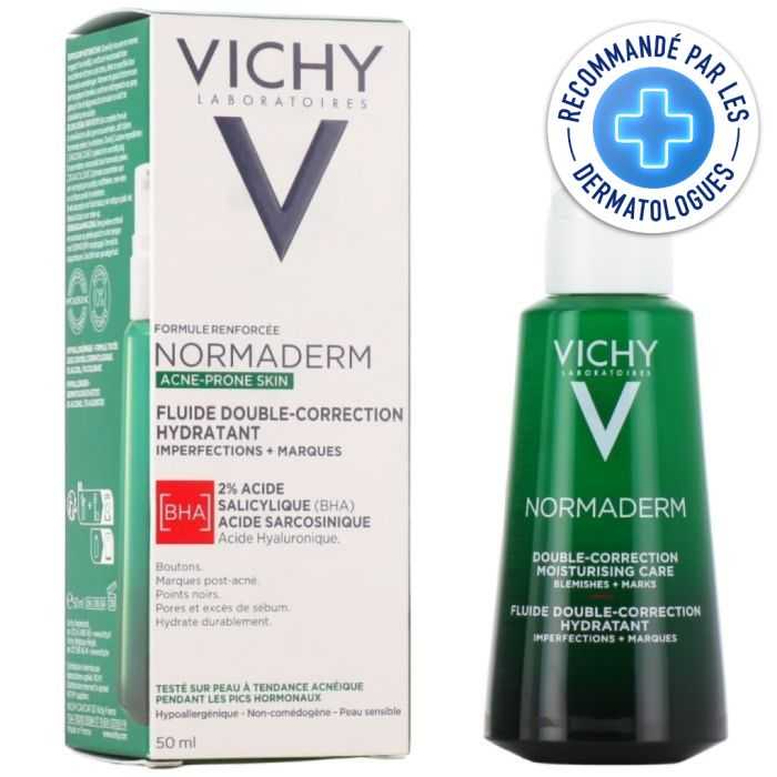 VICHY NORMADERM FLUIDE DOUBLE CORRECTION HYDRATANT 50 ML VICHY NORMADERM FLUIDE DOUBLE CORRECTION HYDRATANT 50 ML