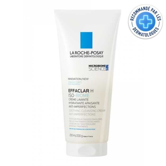 LA ROCHE POSAY EFFACLAR H CREME LAVANTE HYDRATANTE DERMO APAISANTE 200ML LA ROCHE POSAY EFFACLAR H CREME LAVANTE HYDRATANTE DERMO APAISANTE 200ML