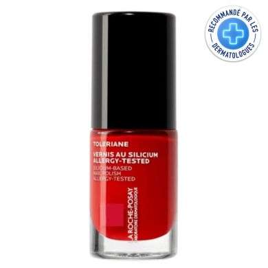 LA ROCHE POSAY TOLERIANE VERNIS SILICIUM ROUGE PARFAIT  LA ROCHE POSAY TOLERIANE VERNIS SILICIUM ROUGE PARFAIT