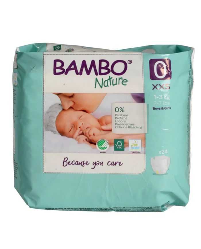 Bambo Nature Couches Taille 0 Prématurés - Bébé Maman