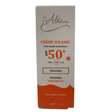 ABIDERM CREME SOLAIRE INVISIBLE SPF 50+ TOUCHER SEC 50 ML ABIDERM CREME SOLAIRE INVISIBLE SPF 50+ TOUCHER SEC 50 ML