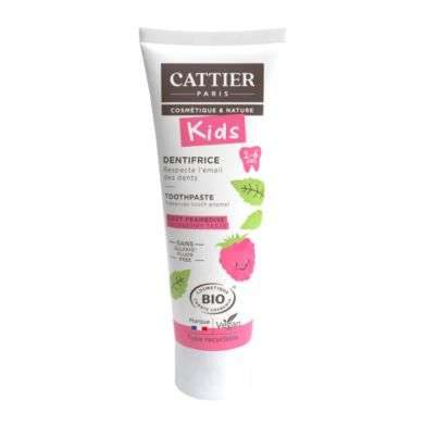 CATTIER DENTIFRICE ENFANTS SANS FLUOR 2-6 ANS 50 ML GOUT FRAMBOISE CATTIER DENTIFRICE ENFANTS SANS FLUOR 2-6 ANS 50 ML GOUT FRAMBOISE