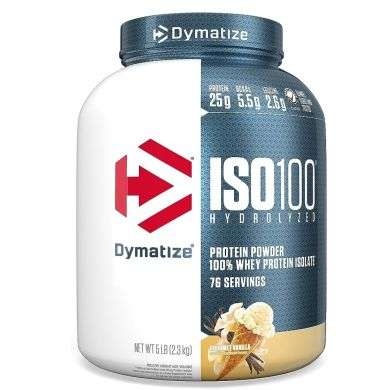DYMATIZE POUDRE PROTEINE ISO 100 VANILLE2.3 KG DYMATIZE POUDRE PROTEINE ISO 100 VANILLE2.3 KG