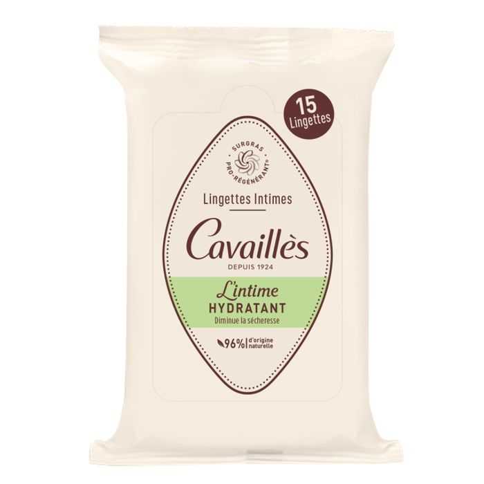ROGE CAVAILLES LINGETTES INTIME SPECIAL SECHRESSE 15 UNITES