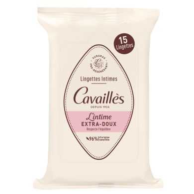 ROGE CAVAILLES LINGETTES INTIME EXTRA DOUX 15 UNITES ROGE CAVAILLES LINGETTES INTIME EXTRA DOUX 15 UNITES
