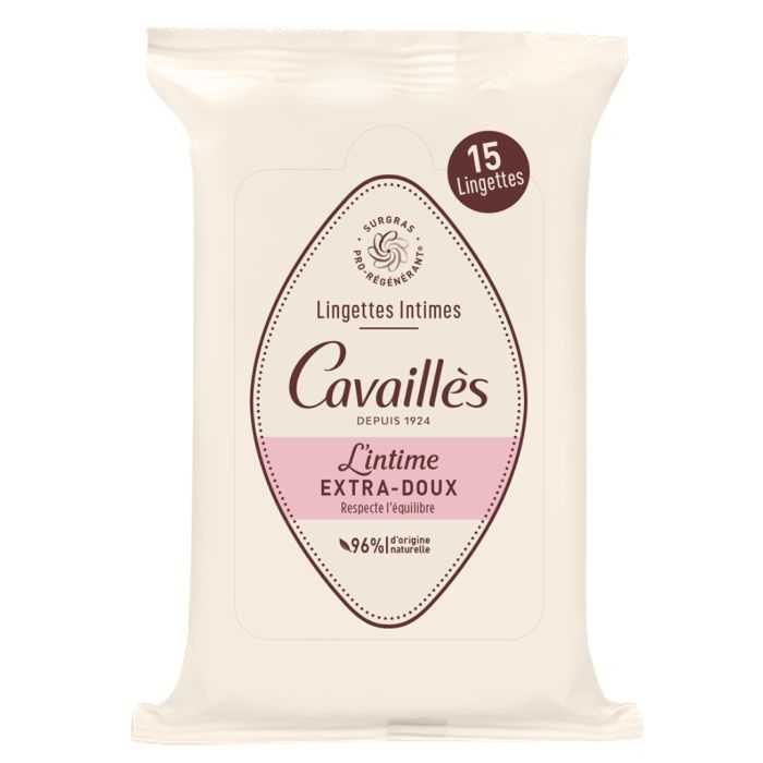 ROGE CAVAILLES LINGETTES INTIME EXTRA DOUX 15 UNITES ROGE CAVAILLES LINGETTES INTIME EXTRA DOUX 15 UNITES