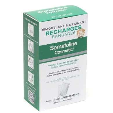 SOMATOLINE RECHARGES BANDAGES REMODELANT ET DRAINANT SOMATOLINE RECHARGES BANDAGES REMODELANT ET DRAINANT