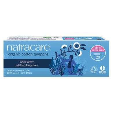 NATRACARE TAMPONS COTON SUPER PLUS 20 NATRACARE TAMPONS COTON SUPER PLUS 20