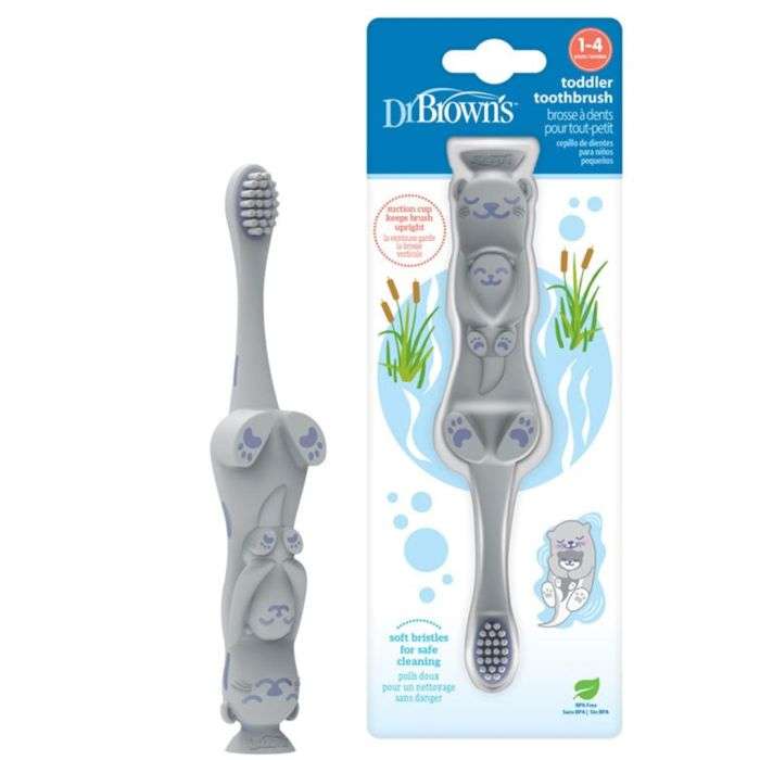 DR BROWNS BROSSE A DENTS BEBE 1-4 ANS LOUTRE DR BROWNS BROSSE A DENTS BEBE 1-4 ANS LOUTRE