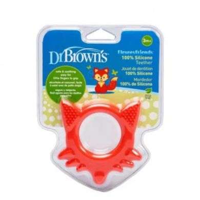 DR BROWNS ANNEAU DE DENTITION FLEXEES FRIENDS RENARD ROUGE 3 MOIS+ DR BROWNS ANNEAU DE DENTITION FLEXEES FRIENDS RENARD ROUGE 3 MOIS+