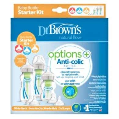 DR BROWNS KIT DE DEMARAGE OPTIONS+ ANTI COLIC DR BROWNS KIT DE DEMARAGE OPTIONS+ ANTI COLIC