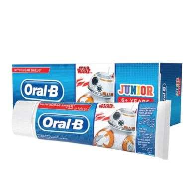 ORAL B DENTIFRICE JUNIORS 6 ANS + ORAL B DENTIFRICE JUNIORS 6 ANS +