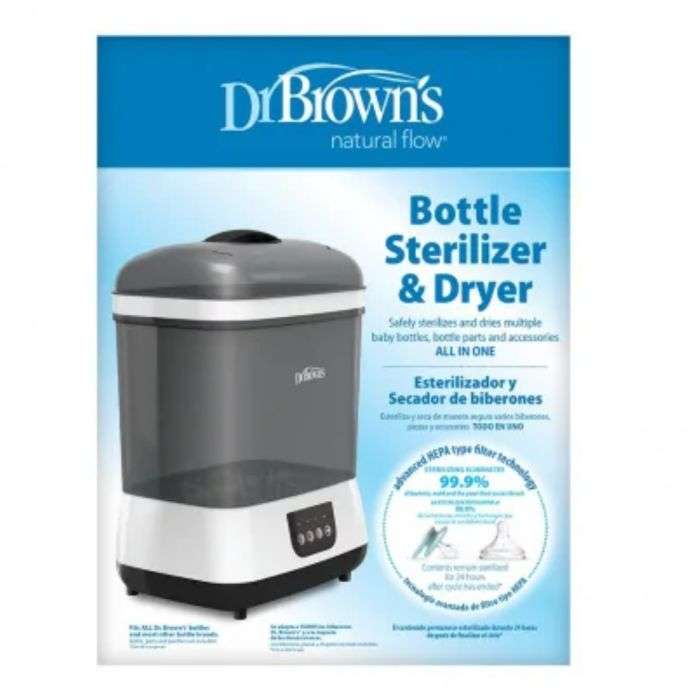 DR BROWNS STERILISATEUR ET SECHEUSE ELECTRIQUES AVEC FILTRE A AIR GRIS DR BROWNS STERILISATEUR ET SECHEUSE ELECTRIQUES AVEC FILTRE A AIR GRIS