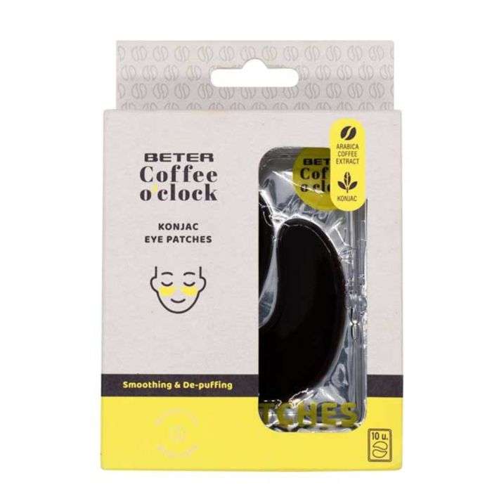 BETER COFFEE O'CLOCK KONJAC PATCHES POUR YEUX 10 UNITES BETER COFFEE O'CLOCK KONJAC PATCHES POUR YEUX 10 UNITES
