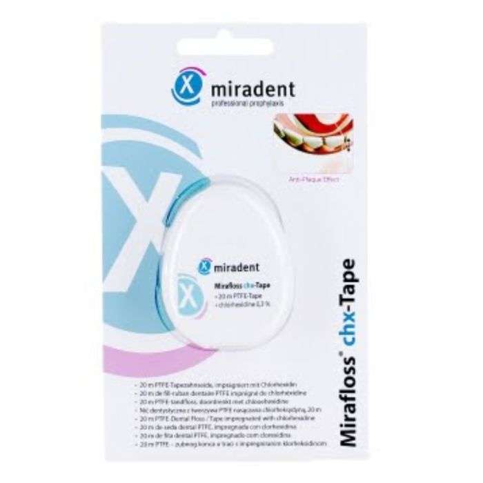 MIRADENT MIRAFLOSS CHX FILS DENTAIRE 20 M MIRADENT MIRAFLOSS CHX FILS DENTAIRE 20 M