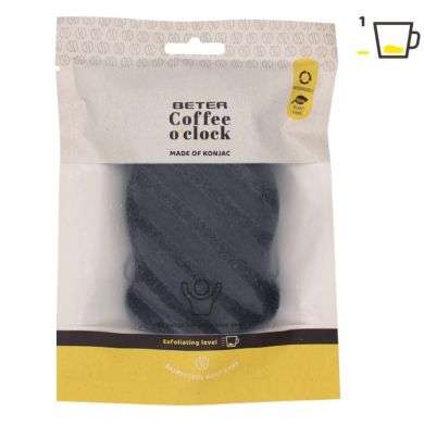 BETER COFFEE O'CLOCK MADE OF KONJAC EXFOLIANT NIVEAU 1 BETER COFFEE O'CLOCK MADE OF KONJAC EXFOLIANT NIVEAU 1