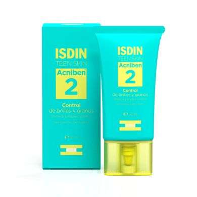 ISDIN TEEN SKIN ACNIBEN 2 GEL CREME POUR PEAUX GRASSE 40 ML ISDIN TEEN SKIN ACNIBEN 2 GEL CREME POUR PEAUX GRASSE 40 ML