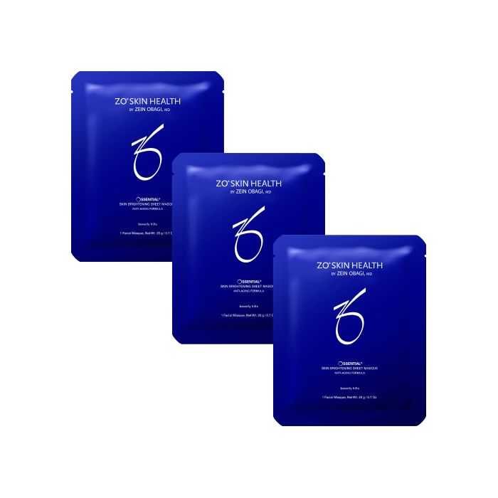 ZO SKIN SKIN BRGHITENING MASQUE SHEET UNIT 20G  ZO SKIN SKIN BRGHITENING MASQUE SHEET UNIT 20G