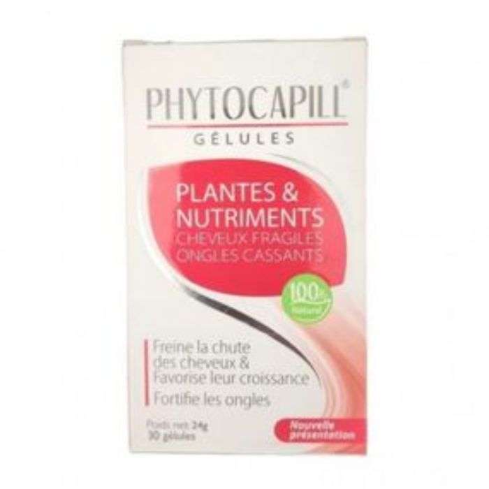 PHYTOCAPILL Plantes Nutriments cheveux et ongles 30 comprimes PHYTOCAPILL Plantes Nutriments cheveux et ongles 30 comprimes
