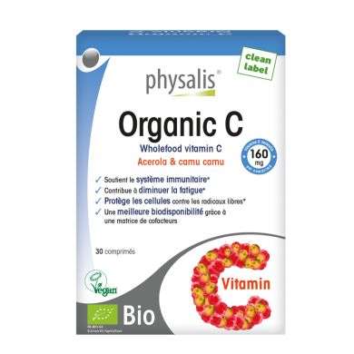 PHYSALIS ORGANIC C 160 MG 30 TABLETTES PHYSALIS ORGANIC C 160 MG 30 TABLETTES