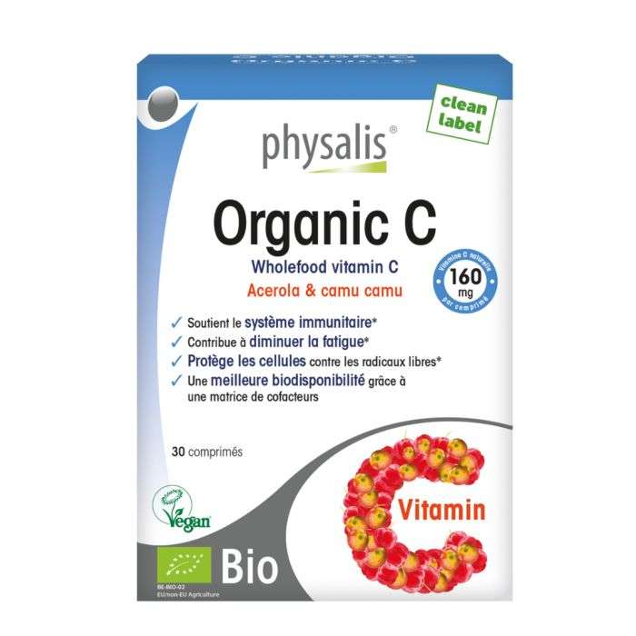 PHYSALIS ORGANIC C 160 MG 30 TABLETTES PHYSALIS ORGANIC C 160 MG 30 TABLETTES