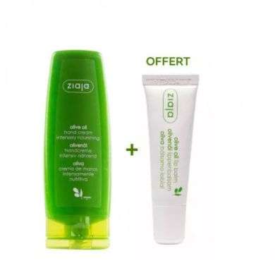 ZIAJA CREME MAINS NOURRISSANTE A L'HUILE D'OLIVE + BAUME A LEVRES A L'HUILE D'OLIVE ZIAJA CREME MAINS NOURRISSANTE A L'HUILE D'OLIVE + BAUME A LEVRES A L'HUILE D'OLIVE