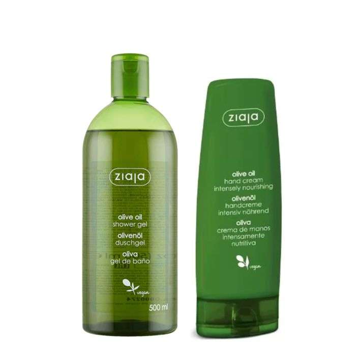 ZIAJA PACK GEL DOUCHE HUILE D'OLIVE + CREME MAINS ZIAJA PACK GEL DOUCHE HUILE D'OLIVE + CREME MAINS