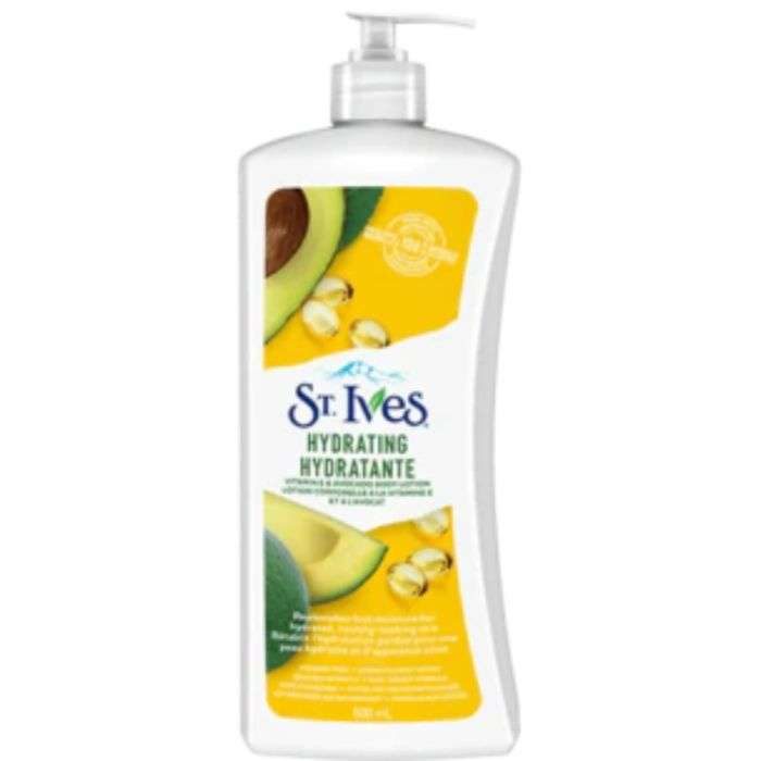 ST IVES LOTION CORPS HYDRATANT VITAMINE E ET AVOCAT400 ML ST IVES LOTION CORPS HYDRATANT VITAMINE E ET AVOCAT400 ML