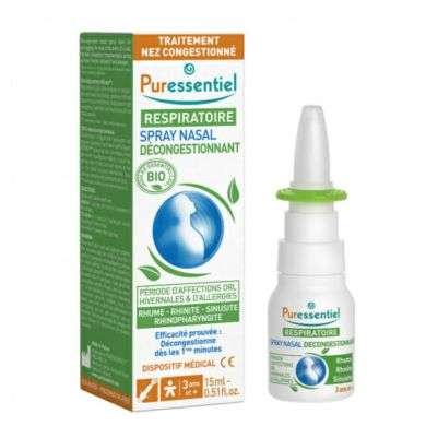PURESSENTIEL RESPIRATOIRE SPRAY NASAL DECONGESTIONNANT 15 ML PURESSENTIEL RESPIRATOIRE SPRAY NASAL DECONGESTIONNANT 15 ML