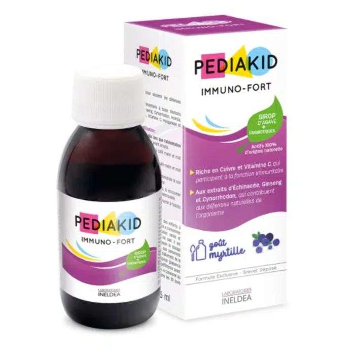 PEDIAKID IMMUNO FORT GOUT DE MYRTILLE 125 ML PEDIAKID IMMUNO FORT GOUT DE MYRTILLE 125 ML