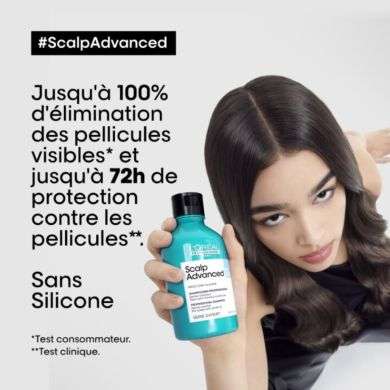 L'OREAL PROFESSIONNEL SCALP ADVANCE SHAMPOOING DERMO CLARIFIANT 300 ML  L'OREAL PROFESSIONNEL SCALP ADVANCE SHAMPOOING DERMO CLARIFIANT 300 ML