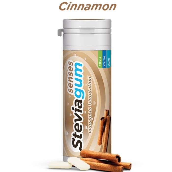 STEVIA GUM SENSES CINNAMON TEMPLATION STEVIA GUM SENSES CINNAMON TEMPLATION