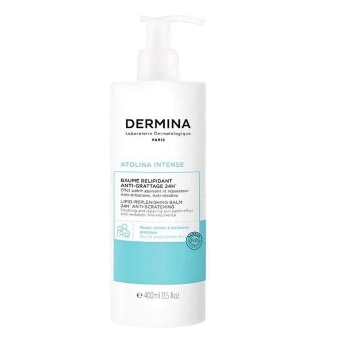 DERMINA ATOLINA INTENSE BAUME RELIPIDANT ANTI GRATTAGE 24 H 400 ML DERMINA ATOLINA INTENSE BAUME RELIPIDANT ANTI GRATTAGE 24 H 400 ML