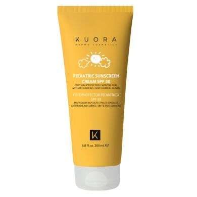 KUORA ECRAN SOLAIRE PEDIATRIQUE SPF 50+ SANS FILTRES CHIMIQUES 200 ML KUORA ECRAN SOLAIRE PEDIATRIQUE SPF 50+ SANS FILTRES CHIMIQUES 200 ML